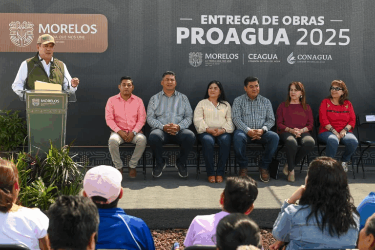 Gobierno de Morelos inaugura equipamiento de dos pozos de agua potable en Yecapixtla