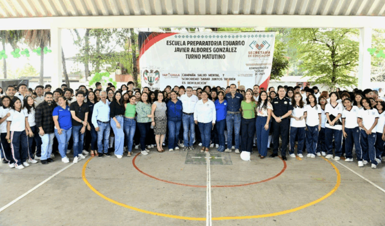 Tapachula impulsa campaña de salud mental para jóvenes en preparatoria