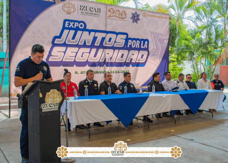 Realizan Expo “Juntos por la Seguridad” en COBAEP Plantel 12 de Izúcar de Matamoros