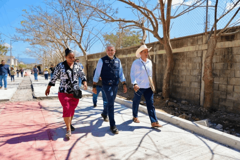 Con Ángel Torres llega la justicia social a la colonia Montecristo