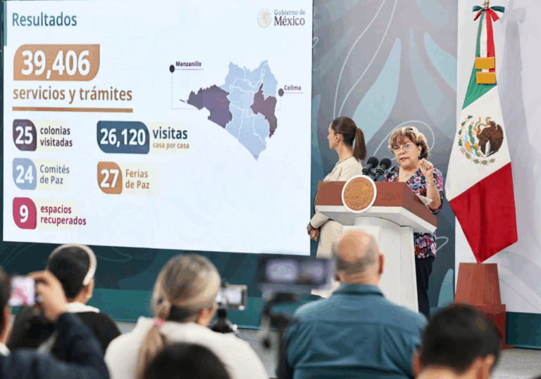 Gobierno de México impulsa servicios, educación y programas de paz en Colima