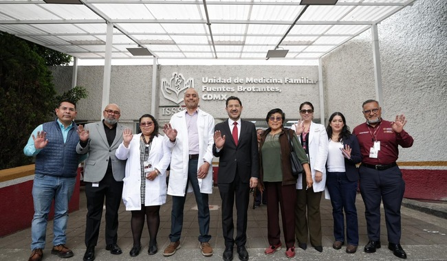 ISSSTE se transforma para garantizar el derecho a la salud: Martí Batres