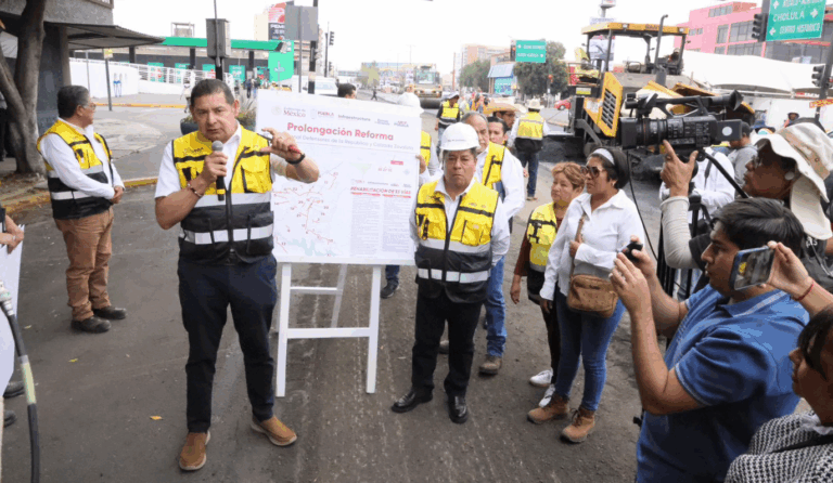 Pavimentación de Prolongación Reforma impulsa movilidad de 267 mil poblanos