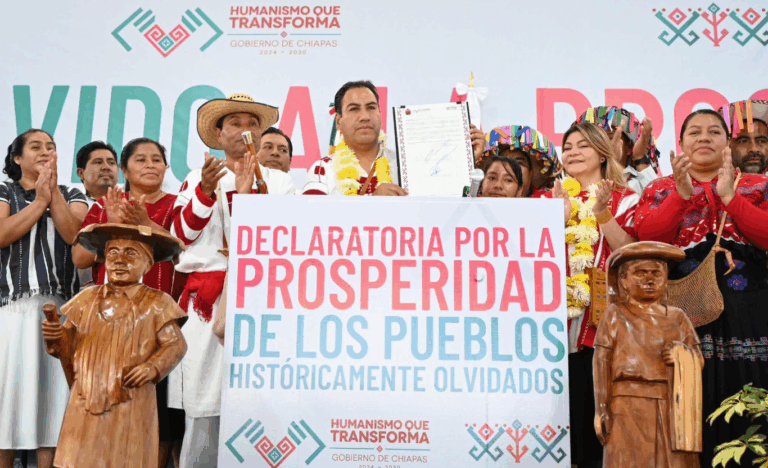 Impulsan prosperidad en municipios históricamente olvidados de Chiapas