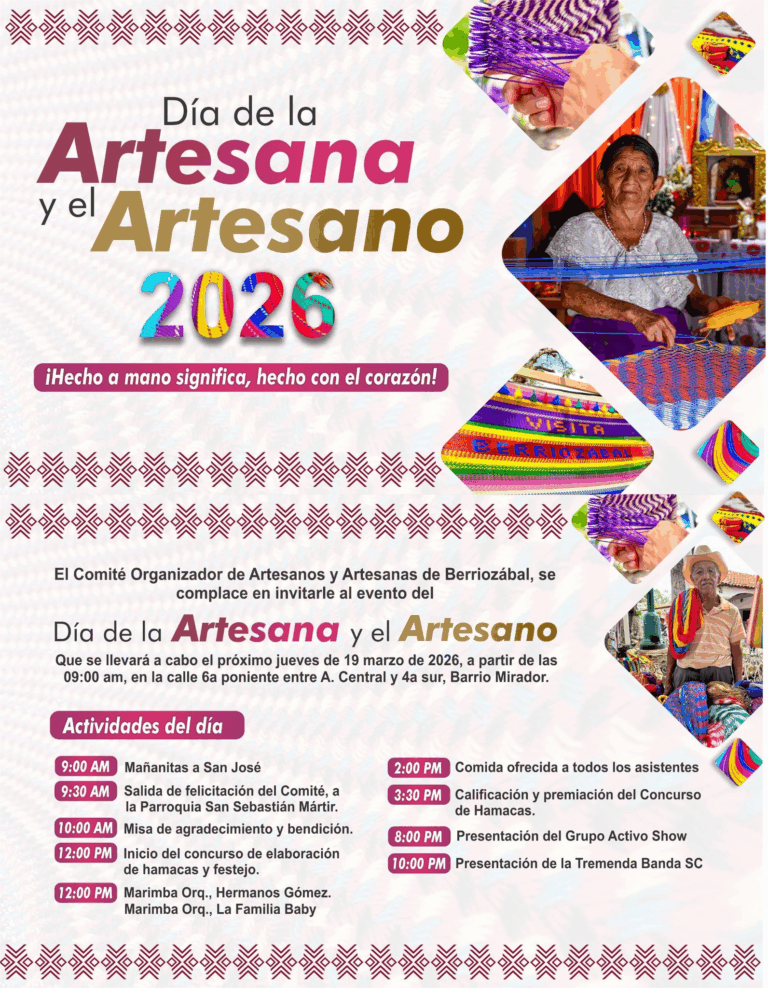 Berriozábal celebrará el Día del Artesano con evento cultural y artístico