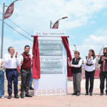 Delfina Gómez entrega puente peatonal que conecta Nezahualcóyotl y Chimalhuacán