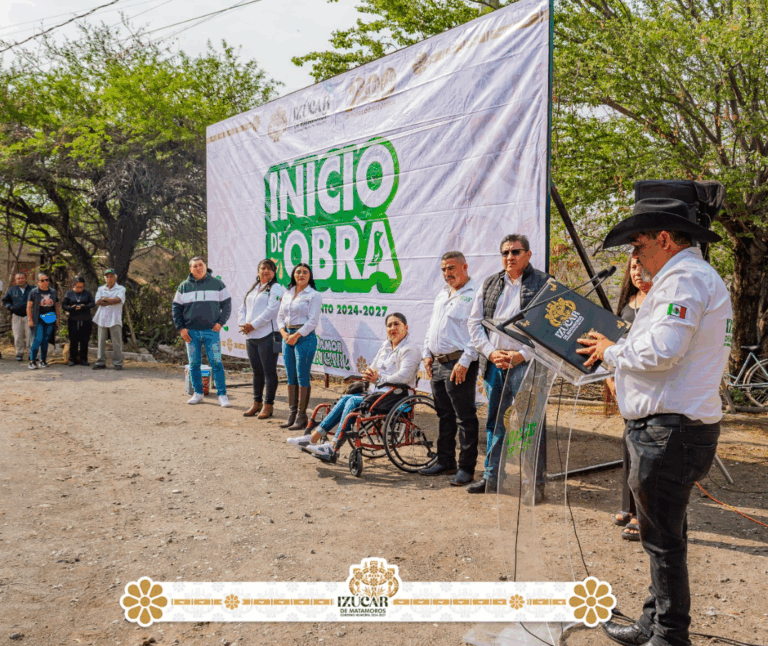 Inician pavimentación de calle Ciprés en San Juan Piaxtla, Izúcar de Matamoros