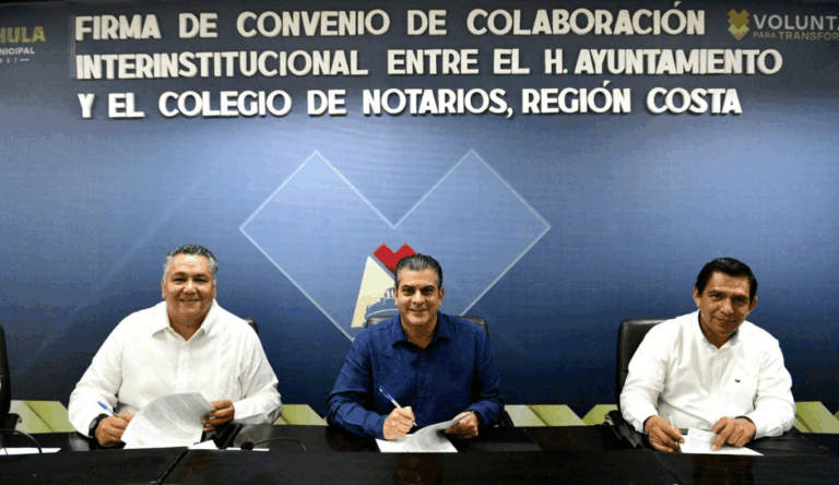 Tapachula fortalece la seguridad patrimonial con convenio entre Ayuntamiento y notarios
