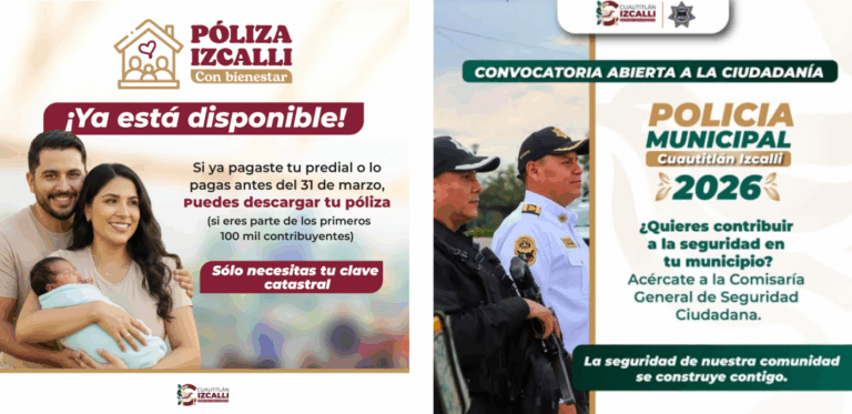 Cuautitlán Izcalli abre convocatoria para reforzar su Policía Municipal con nuevos elementos