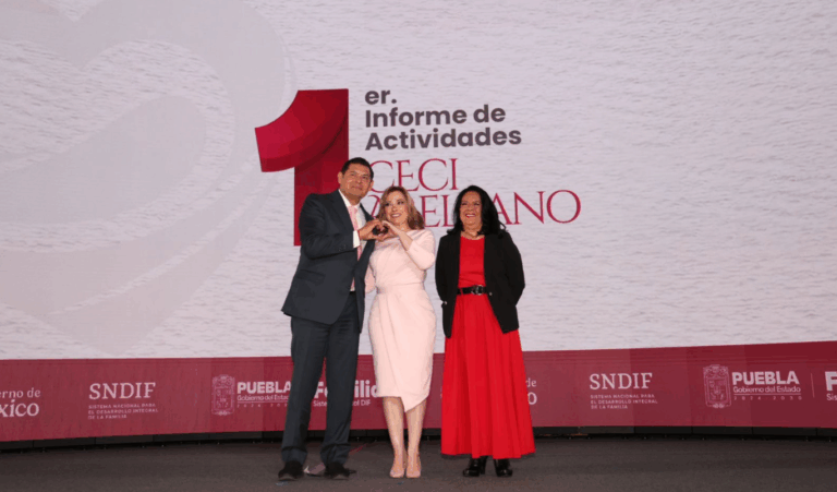 Federación reconoce labor de Ceci Arellano en favor de grupos vulnerables en Puebla