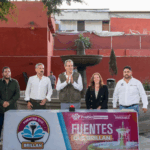 Pepe Chedraui entrega renovación de fuente en Parque Gutierre de Cetina