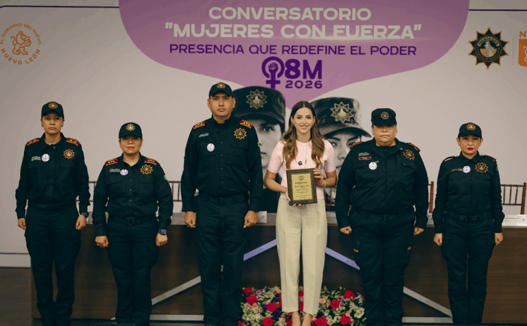 Mariana Rodríguez reconoce a mujeres de Fuerza Civil por redefinir el liderazgo en seguridad
