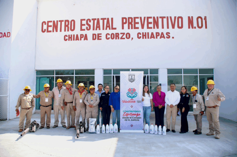 Voluntariado del Poder Judicial fortalece acciones humanitarias en centro penitenciario de Chiapas