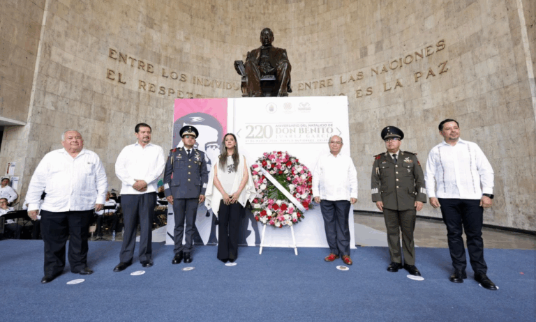 Congreso de Chiapas conmemora 220 aniversario del natalicio de Benito Juárez