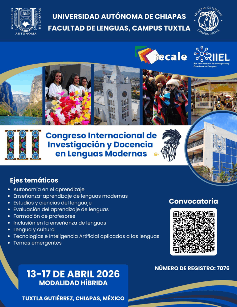 UNACH convoca al III Congreso Internacional de Lenguas Modernas en Tuxtla