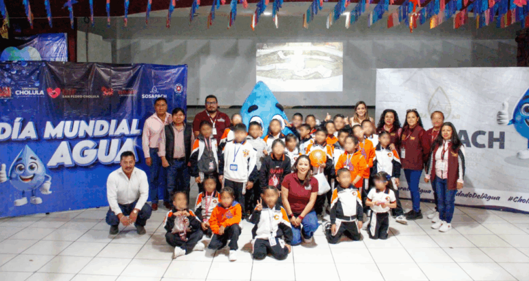 Promueven en Cholula cultura del cuidado del agua entre la niñez