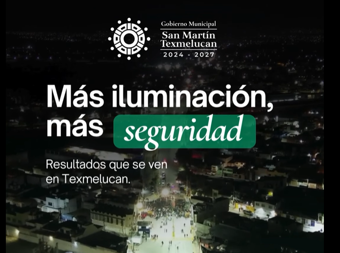 Refuerzan seguridad en Texmelucan con programa Senderos Seguros