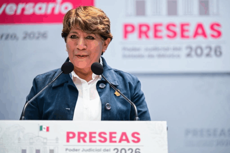 Delfina Gómez destaca a la justicia como pilar del bienestar en el Estado de México