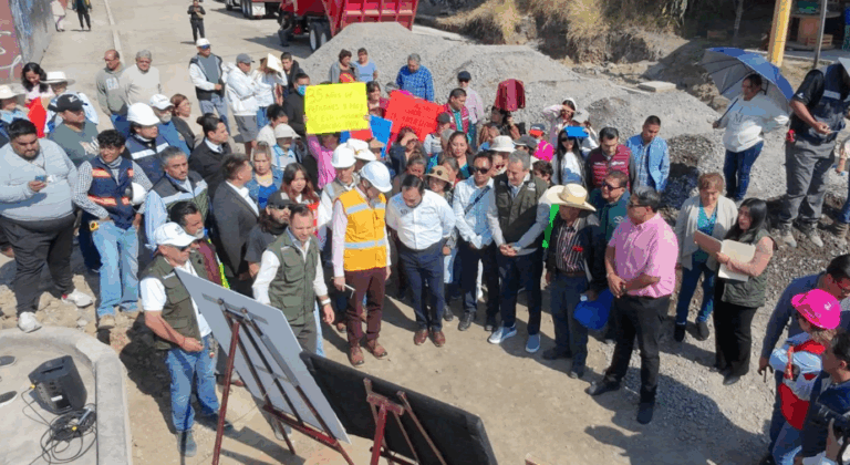 Pepe Chedraui supervisa rehabilitación clave en Camino Viejo a Balcones en Puebla