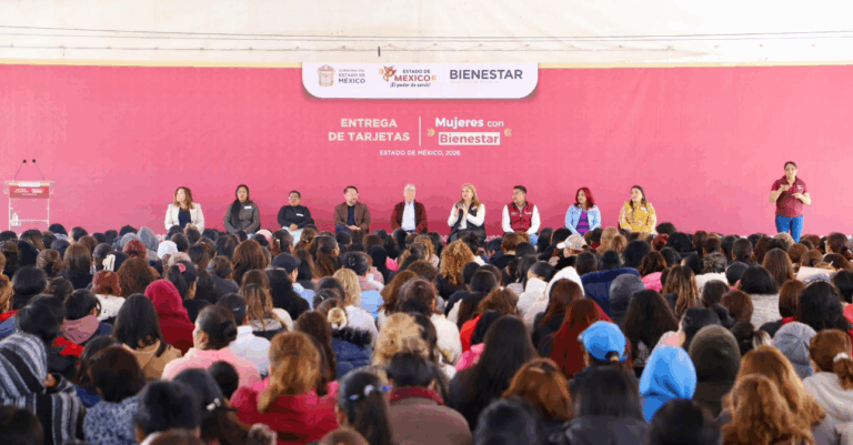 Entregan 3 mil tarjetas del programa “Mujeres con Bienestar” en Cuautitlán Izcalli