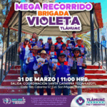Tláhuac impulsa Mega Recorrido de la Brigada Violeta en favor de las mujeres