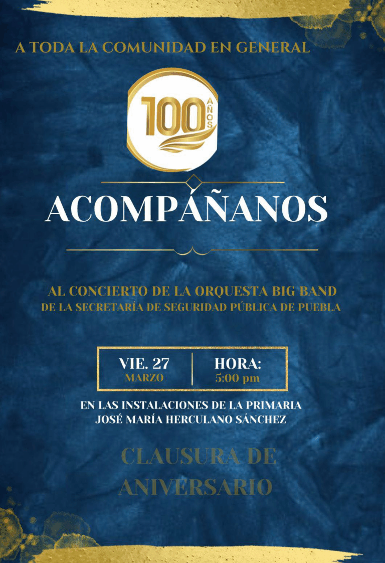 Izúcar de Matamoros celebra el 100 aniversario de escuela primaria con concierto de la Big Band estatal