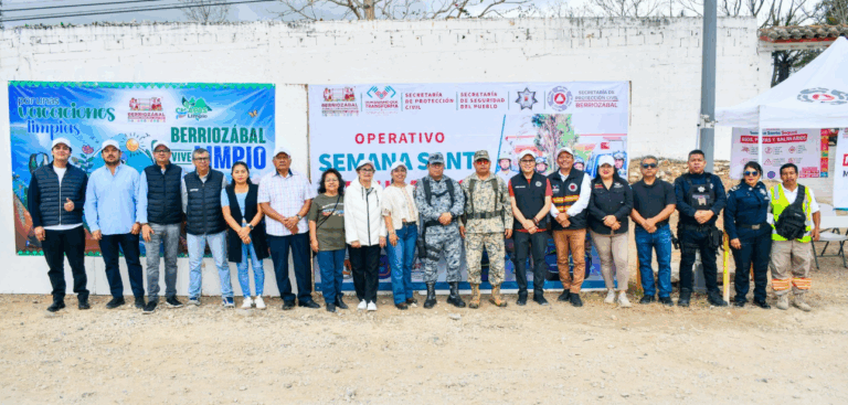 Berriozábal arranca operativo de seguridad y refuerza acciones ambientales en Semana Santa