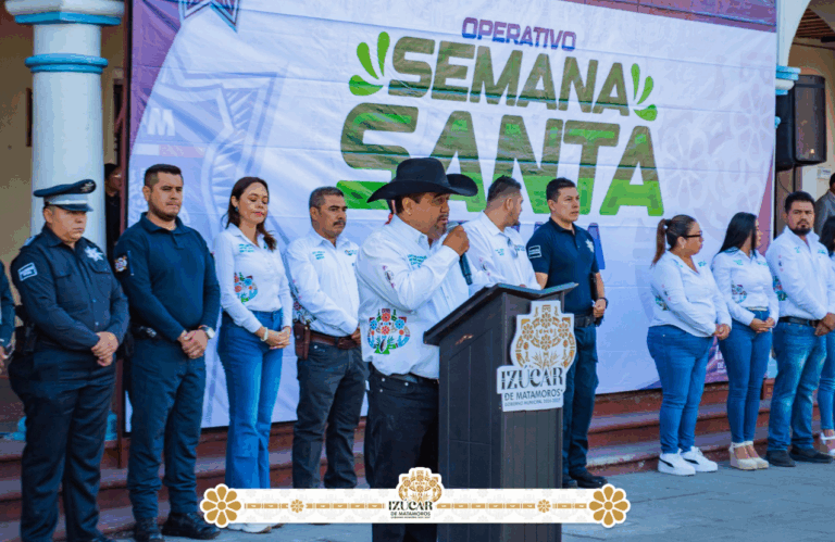 Izúcar de Matamoros inicia Operativo Semana Santa Segura 2026