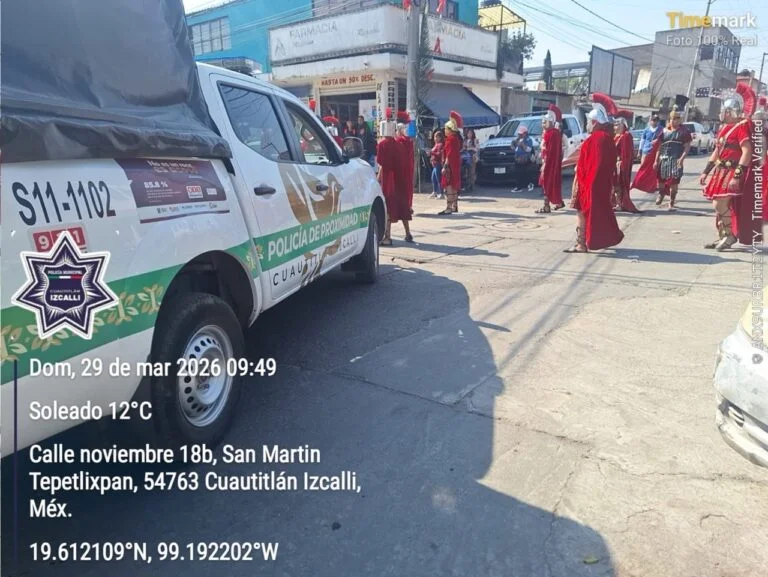 Cuautitlán Izcalli refuerza seguridad por celebraciones de Semana Santa