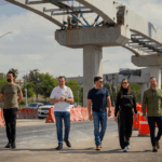 Arrancan arborización del Parque Lineal Línea 4 en Monterrey para mejorar el entorno urbano