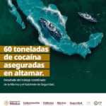 Destaca Omar García Harfuch incautaciones históricas de droga en altamar