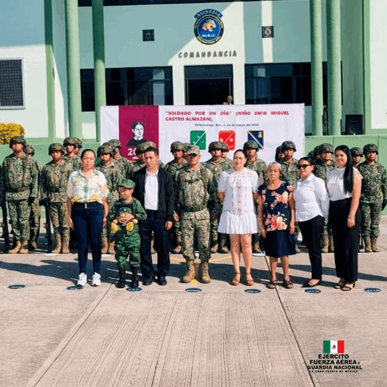 Sedena reconoce a menor como “Soldado Honorario” en Guerrero