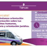 Ombudsmóvil brindará orientación gratuita en derechos humanos en Tláhuac