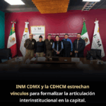 INM y CDHCM buscan fortalecer protección a personas extranjeras en la Ciudad de México