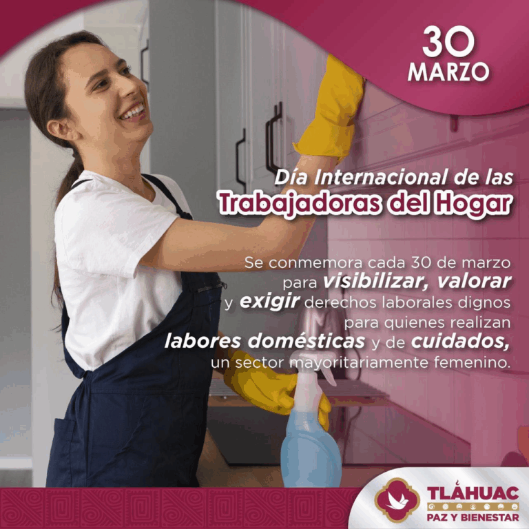 Tláhuac llama a reconocer y dignificar el trabajo del hogar