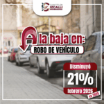 Izcalli reduce 21% el robo de vehículos gracias a estrategia de seguridad