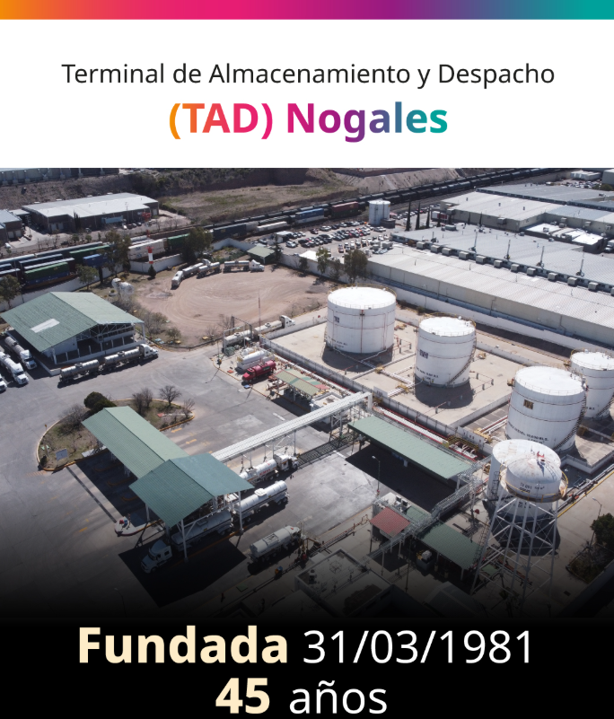 Pemex conmemora 45 años de la Terminal de Almacenamiento y Despacho Nogales en Sonora