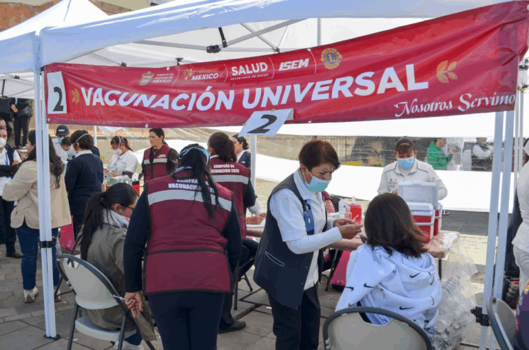 Estado de México aplica 1.2 millones de vacunas contra sarampión en solo 19 días