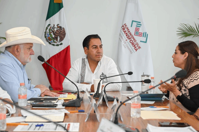 Eduardo Ramírez encabeza reunión para revisar proyectos de infraestructura en Chiapas