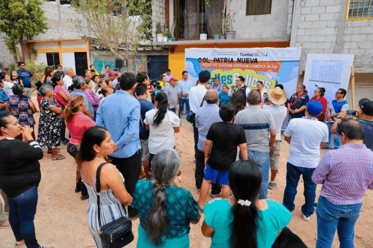 Inicia una obra más en colonia Patria Nueva, como parte del Programa Calles Felices