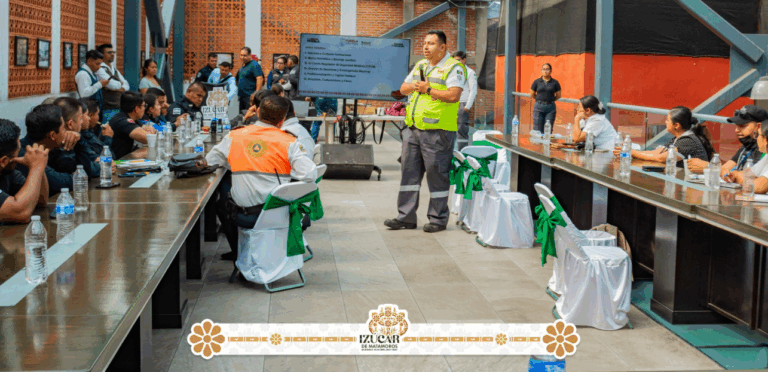 Izúcar de Matamoros coordina capacitación en emergencias con SUMA Puebla