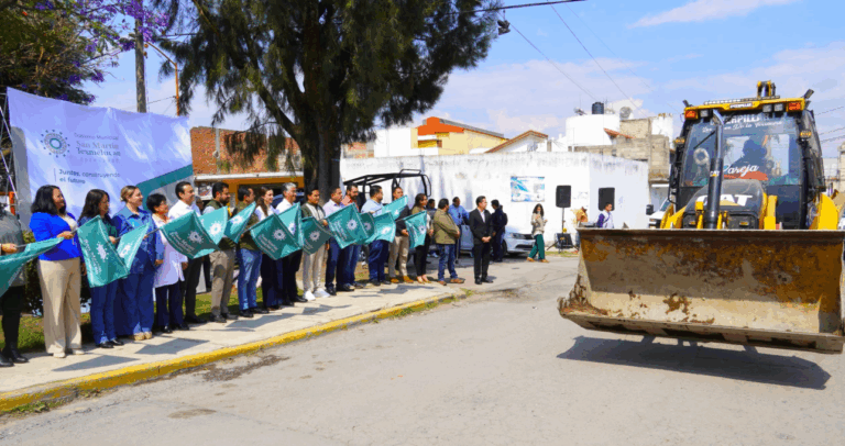 Arranca rehabilitación de drenaje y agua potable en Texmelucan con inversión cercana al millón de pesos