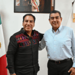 Eduardo Ramírez reafirma coordinación con el comisionado del INM para atender a personas migrantes