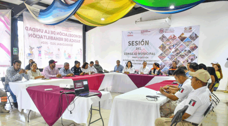 Berriozábal refuerza estrategias de protección civil rumbo a temporada de lluvias y ciclones