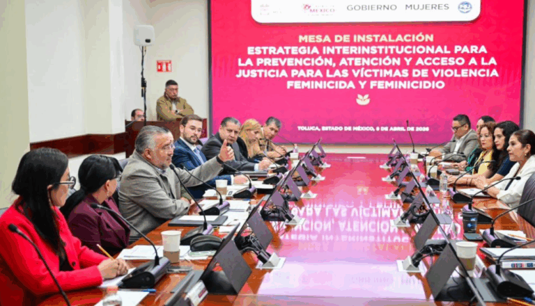 Edoméx instala Mesa de Trabajo para fortalecer estrategia contra la violencia feminicida