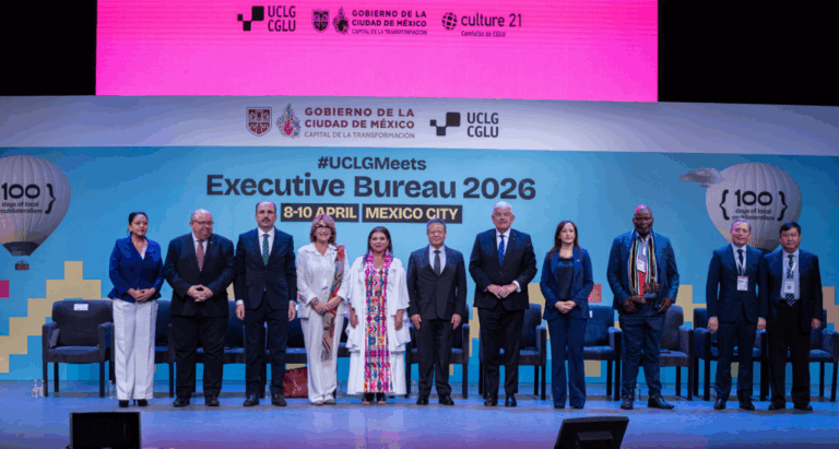 Clara Brugada llama a construir un municipalismo internacional para enfrentar crisis globales desde lo cotidiano