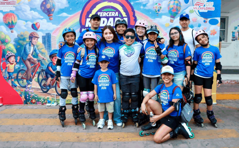 Villaflores promueve inclusión con Tercera Rodada por la Concienciación sobre el Autismo