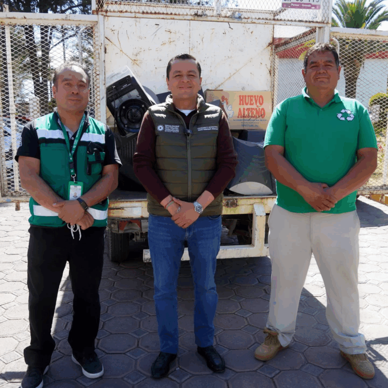 Texmelucan impulsa reciclaje electrónico y recolecta casi 12 toneladas de desechos