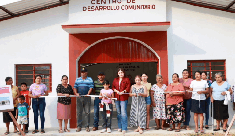 Valeria Rosales entrega Centro Comunitario en Galeana tras años de gestión
