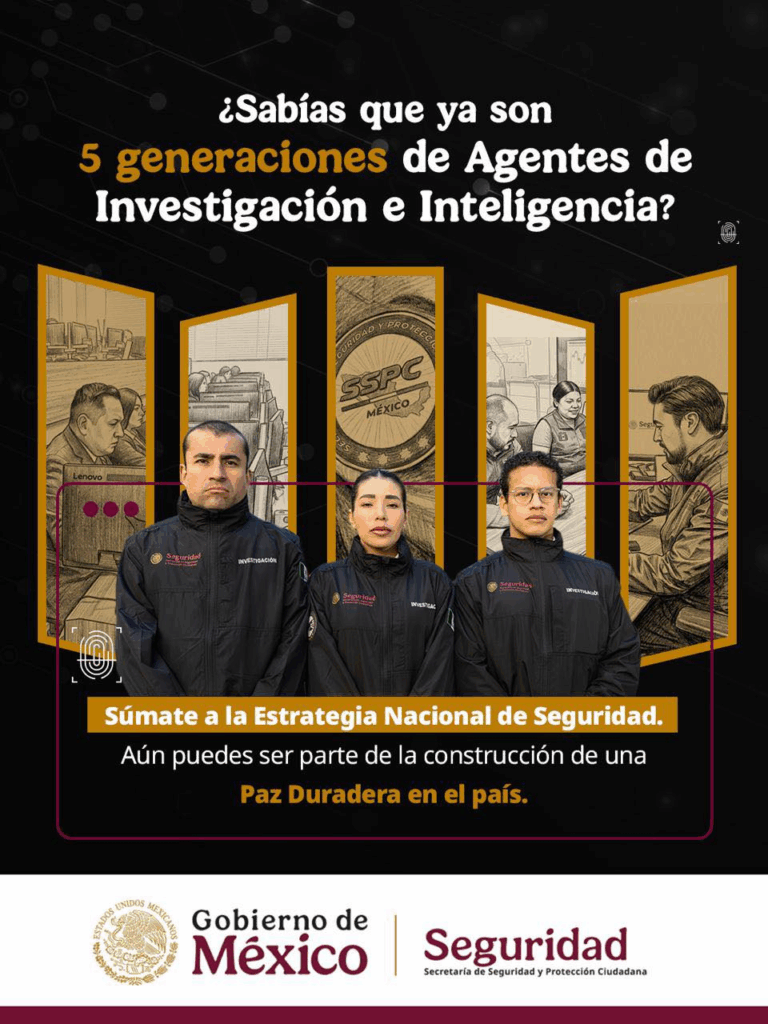 Formación de agentes fortalece estrategia nacional de seguridad: García Harfuch
